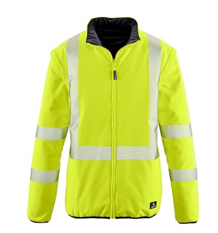 4PROTECT® Warnschutz-Softshellwendejacke RENO