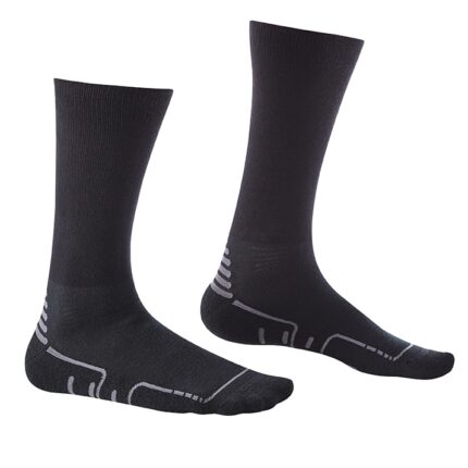 RUNNEX® ESD Funktionssocke-Winter Schwarz/Grau