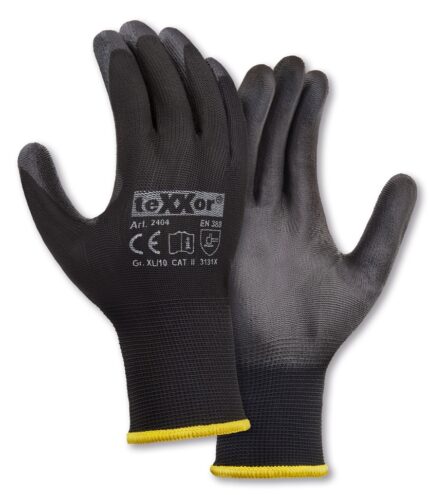 teXXor® Polyester-Strickhandschuhe POLYURETHAN BESCHICHTET