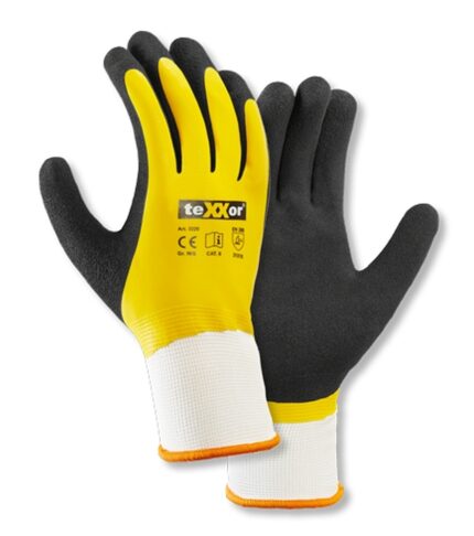 teXXor® Polyester-Strickhandschuhe LATEX