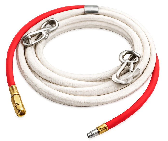 Füllschlauch POLY-LIFT inkl. Halteseil mit Karabiner Polyfilt- Füllschlauch mit Haken – Bild 1