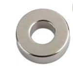 Ringmagnet Ø 26,0 x 12,0 x 9,0 mm N45 Nickel - hält 15,4 kg