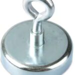 Ösenmagnet Ø 60 mm NEODYM - Zink - hält 110 kg