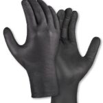teXXor® Nitril-Einweg-Handschuhe DIAMOND GRIP schwarz